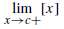 The greatest integer function is defined by [x] = n,