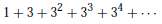 What happens if you apply the formula for the sum