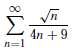 In Exercises 1-2, determine convergence or divergence using any method