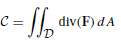 Define div (F) 
Use Green's Theorem to prove that for