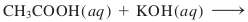 Balance the following equations and write the corresponding ionic and