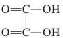 Oxalic acid (H2C2O4) has the following structure: