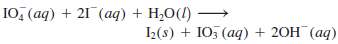 Consider the following redox reaction: