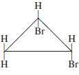 Indicate the asymmetric carbon atoms in the following compounds:
(a)
(b)
