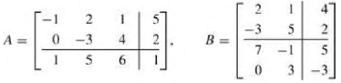 In each part, determine whether block multiplication can be used