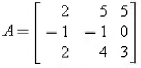 Find A-1 using Theorem 2.1.2.
a.
b.