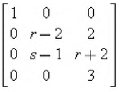 Are there values of r and s for which
