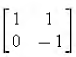 Let
Which of the following matrices are orthogonal to A with