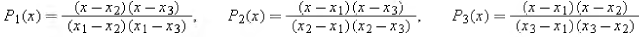 Let x1, x2, and x3 be distinct real numbers such