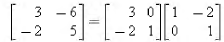 Use the method of Example 1 and the LU-decomposition
To solve