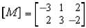 Matrix [M] represents the vertices of (ABC.
a. Name the coordinates