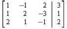 Write a system of equations for each augmented matrix?
a.
b.