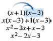 Recall that the distributive property allows you to distribute a