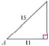 For each triangle, find the measure of the labeled angle