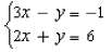 Solve each system of equations.
a.
b.