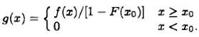 Let A be a continuous random variable with pdf f(x)