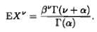 Establish a formula similar to (3.3.18) for the gamma distribution.