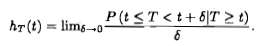 Suppose the random variable T is the length of life