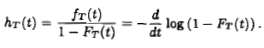 Suppose the random variable T is the length of life