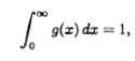 Given that g(x) > 0 has the property that
show that
is