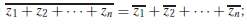 Use mathematical induction to show that when n = 2,