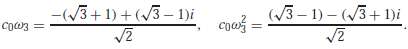According to Sec. 9, the three cube roots of a