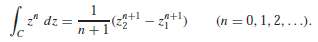 Use an antiderivative to show that for every contour C