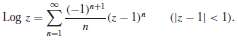 In the w plane, integrate the Taylor series expansion (see