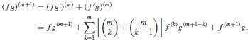 Use mathematical induction to establish Leibniz' rule (Sec. 67)
For the
