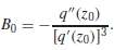 Consider the function
Where q is analytic at z0, q(z0) =