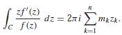 Suppose that a function f is analytic inside and on