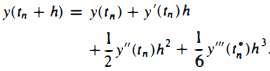 (a) Replace the so-called two-term Taylor estimate (equation (8) in
