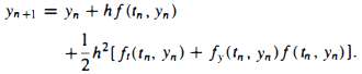 (a) Replace the so-called two-term Taylor estimate (equation (8) in
