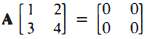Find the matrix. Find the nonzero matrices A, B, and