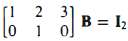 Find the matrix. Find the nonzero matrices A, B, and