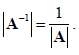 1. Determinant of an Inverse Prove for invertible matrix A