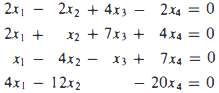Solution Spaces for Linear Algebraic Systems In Problems 1 and