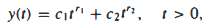 The Euler-Cauchy Equation A well-known linear second-order equation with variable