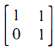 The eigenvalues of an upper triangular matrix and those of