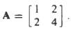 Let A be a symmetric matrix (that is, A =