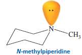 The most stable conformer of N-methylpiperidine is shown on p.