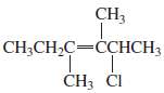 Give the systematic name for each of the following compounds:
a.
b.
c.
d.
e.
f.