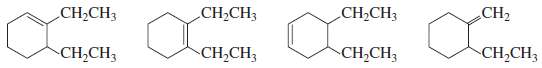 A. Which of the following compounds is the most stable?
b.