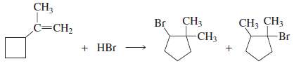 A. Propose a mechanism for the following reaction:
b. Is the