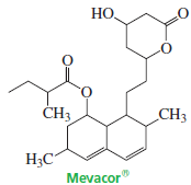 Mevacor® is used clinically to lower serum cholesterol levels. How