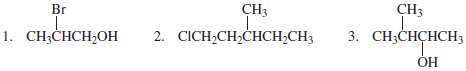 Draw enantiomers for each of the following compounds using:
a. perspective