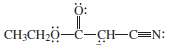 Draw the contributing resonance structures for the following anion, and