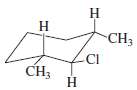 When the following stereoisomer of 2-chloro-1,3-dimethylcyclohexane reacts with methoxide ion