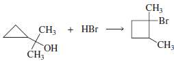 Propose a mechanism for each of the following reactions:
a.
b.
c.