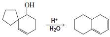 Propose a mechanism for each of the following reactions:
a.
b.